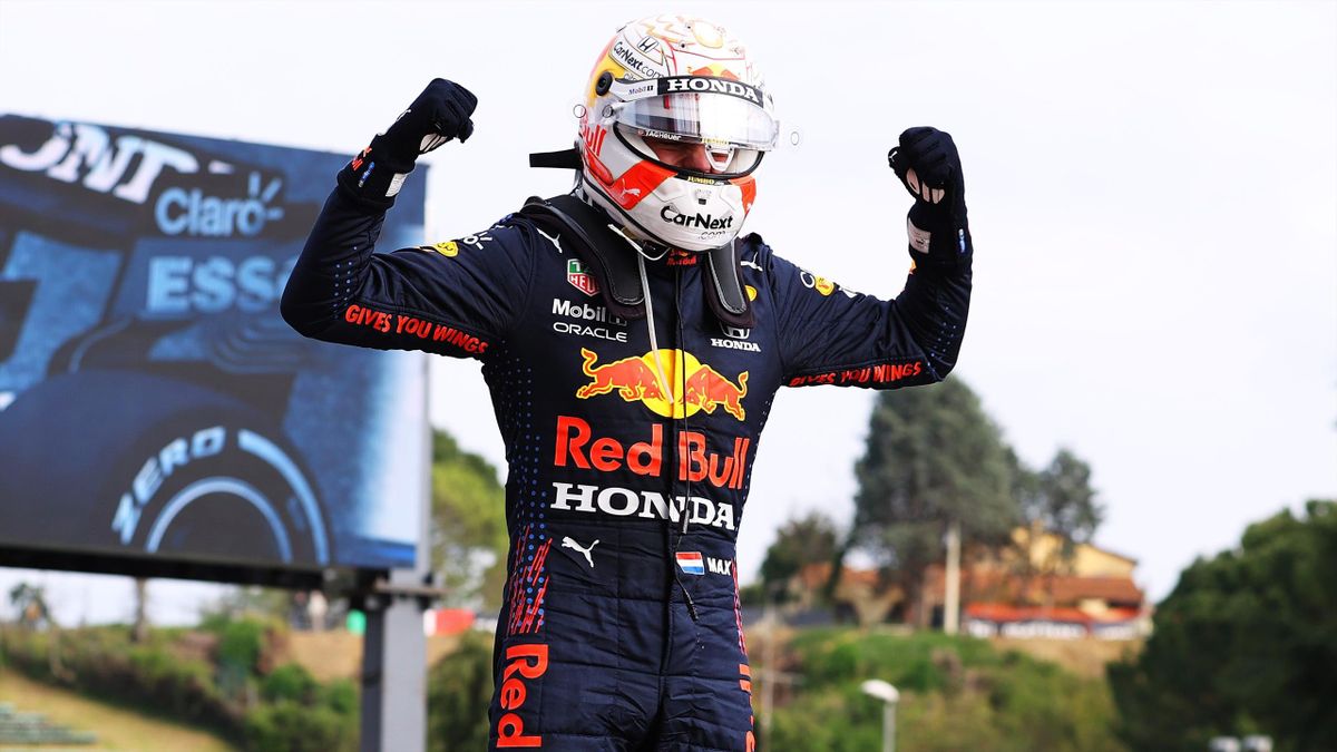 max verstappen celebrando